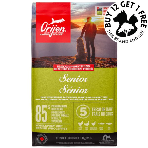 Orijen senior dog food 11.4 outlet kg