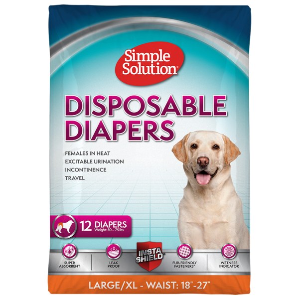 Extra large deals female dog diapers