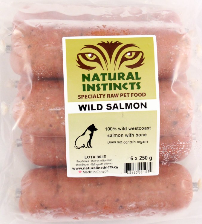 Wild Salmon no/Veg 250g  Bulk