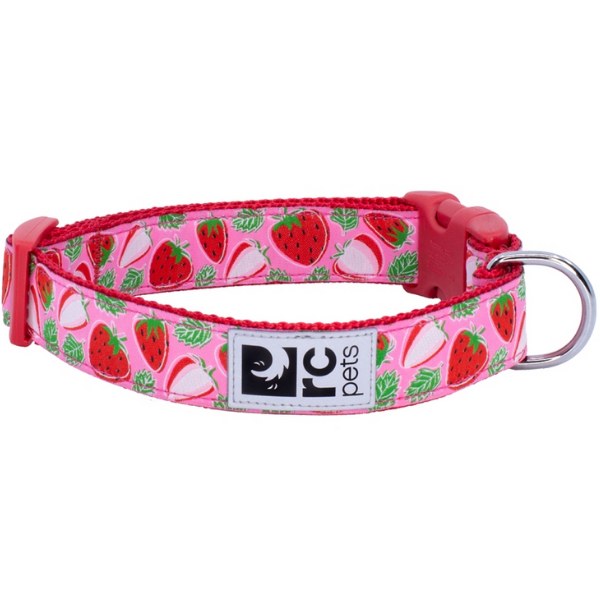 Clip Collar, Strawberries, Large