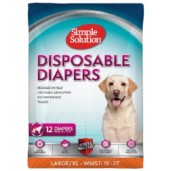 Disposable Female Diapers, Large