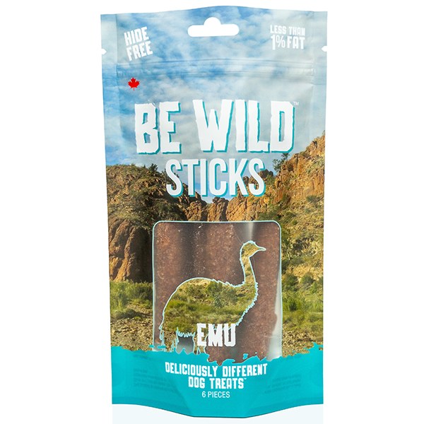 Be Wild Sticks Emu 100g