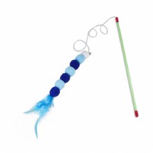 Pom pom Feather Wand