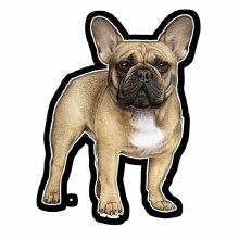 French Bulldog - Vinyl Sticker