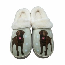 Slippers, Lab Chocolate L/XL