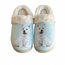 Slippers, Westie L/XL