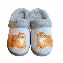 Slippers, Orange Tabby Cat L/XL