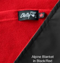 Alpine Blanket, Black & Red