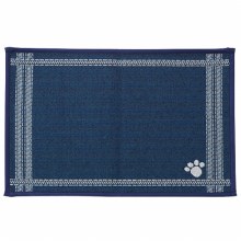 Mattress Ticking Tapestry Mat Navy