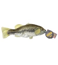 Freshwater Fish - Bass w/Rope Toy Freshwater Fish - Bass w/Rope Toy