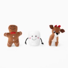 Holiday Miniz - Santa's Friends, Pack of 3