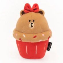 LINE FRIENDS cupcake, Choco