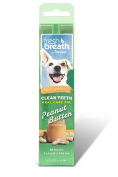 Oral Care Gel for Dogs with Peanut Butter Flavoring