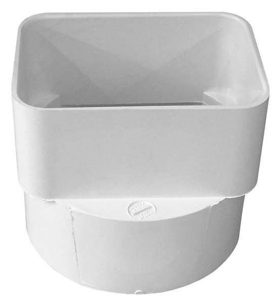 Advanced Drainage System 4 Downspout Adapter Pvc