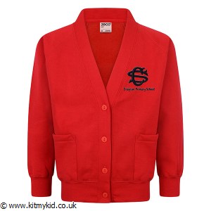 OMAKE S/S CARDY RED 34