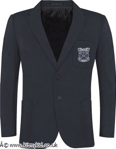 BEAU G POLY BLZR NVY 30