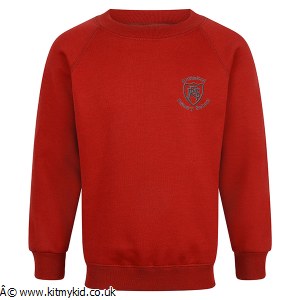 OMAKE R NECK SWEAT RED 22