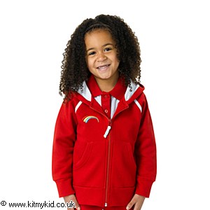 R/BOW ZIPPER RED L(28") 9586