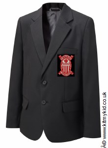 DL BOY POLY BLZR BLK 28