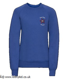 JERZ R NECK SWEAT ROY 3/4