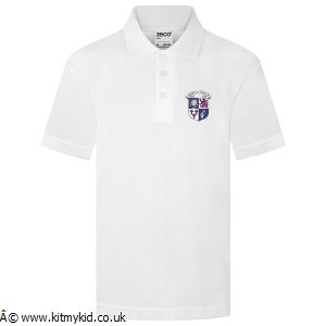 NUR POLO SHT WHT 1/2