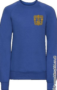 JERZ R NECK SWEAT ROY 1/2