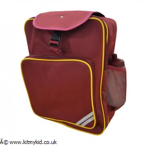 2-Tone Maroon/Yellow Rucksack