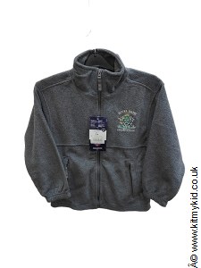 T S UNPADDED FLEECE GREY 11-12