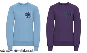 JERZ R NECK SWEAT PUR 7/8