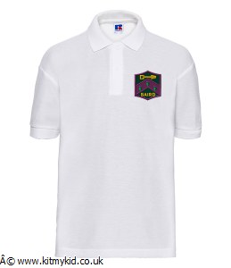 JERZ  POLO SHT WHT AGE 1/2