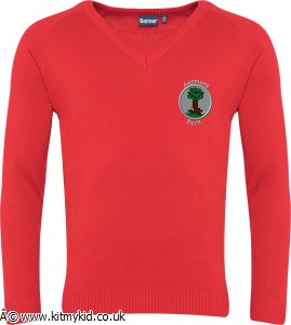BAN K V NECK RED 24