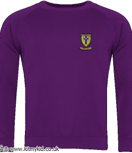 BAN R NECK SWEAT PUR 9/10
