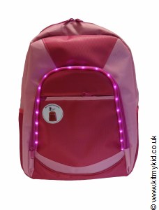 LED Lightup Backpack Pink