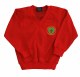 OMAKE V NECK SWEAT RED 28