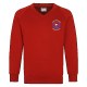 OMAKE V NECK SWEAT RED 22