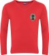 BAN K V NECK RED 24