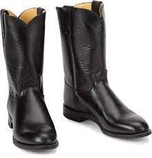 Spanish Kip Roper Blk 12 Ee Pollocks Western Outfitters