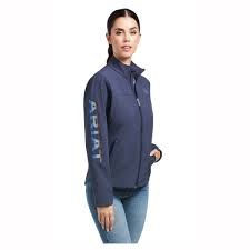 Lds Softshell Jkt Blue Nites 2X SHORT