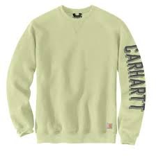 Logo Sweatshirt Pastel Lime MED REG