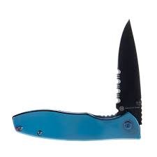 Circle SH Cutlery Metallic Blue 63/4"