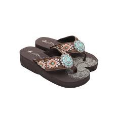 Montana West Sandal Coffee 9 MED