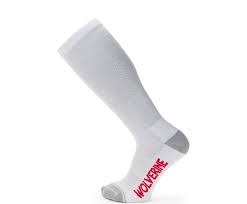 Mns Wellington Boot Sock Wht Lg