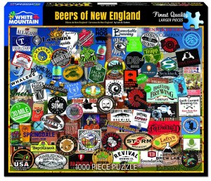 White Mountain Puzzles Beers of New England Puzzle 1000 Pieces