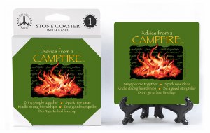 SJT Enterprises Advice From A Campfire Coaster