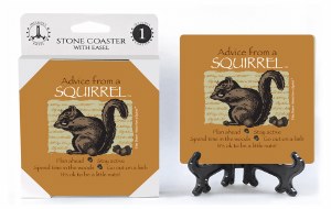 SJT Enterprises Advice From A Squirrel Coaster