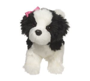 Douglas Poofy Black & White Shih-tzu