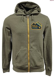 Brew City Zeppelin Full Zip Hood S Olive