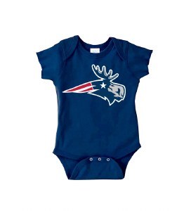 Woods &amp; Sea Patriot Moose Onesie 12 Mos Navy
