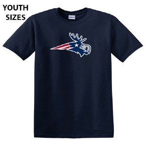 Woods &amp; Sea Patriot Moose Youth S/S Tee X-Small Navy