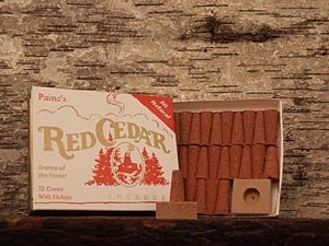 Paine Products Red Cedar Incense Cones 1/2&quot; x 1 1/4&quot;